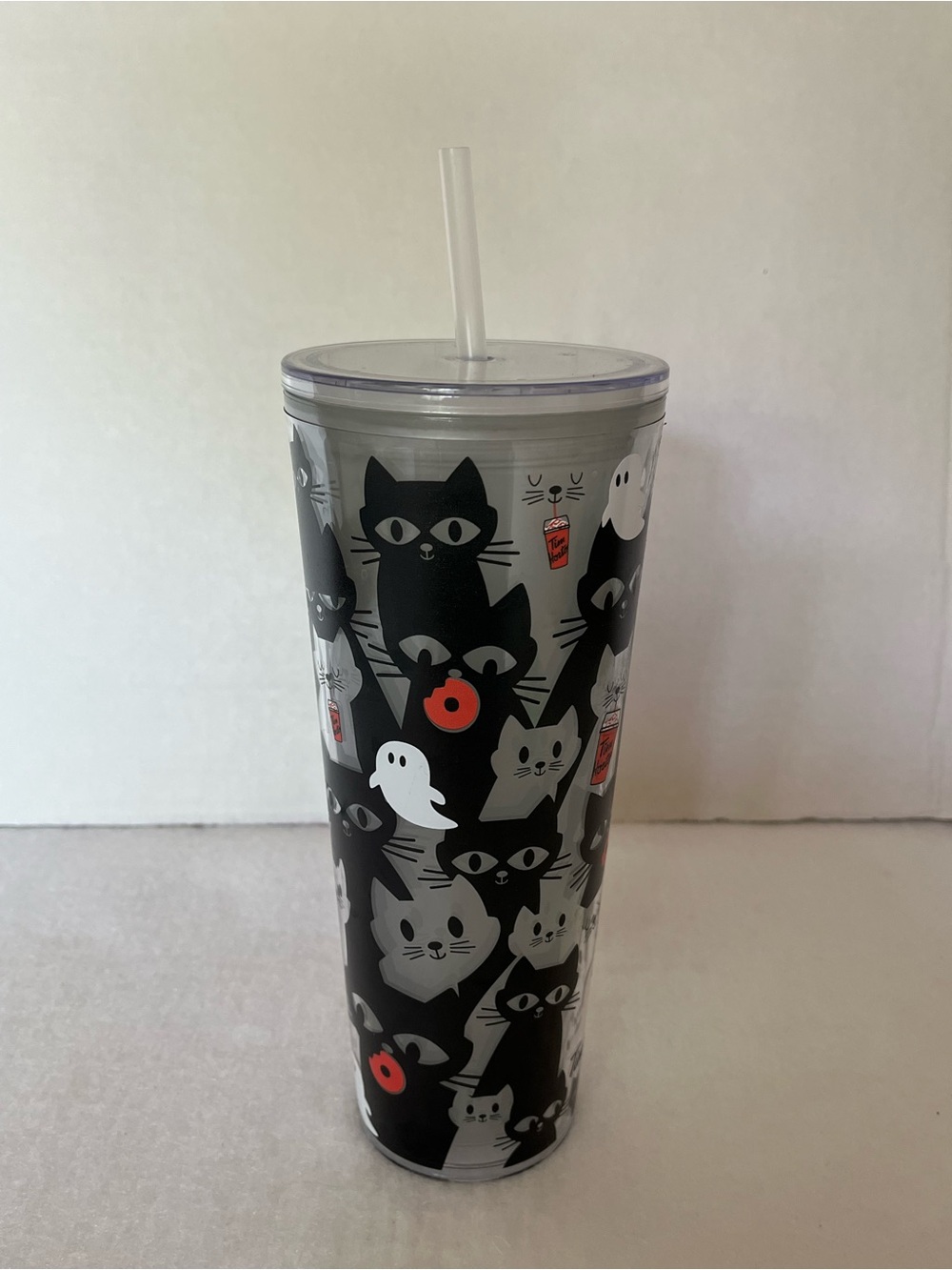 Tim Horton 2025 Halloween Insulated Tumbler with Straw